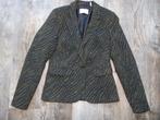 Distrikt colbert zwart / groen maat S / 36 blazer jasje, Distrikt, Zwart, Ophalen of Verzenden, Zo goed als nieuw