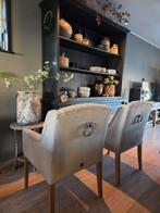 Dubbelman Design, 4x  mooie zandkleur eetkamer stoelen!, Huis en Inrichting, Stoelen, Ophalen, Zo goed als nieuw, Vier