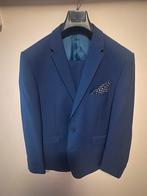 Blauw Slim Fit Heren Pak Maat 52, Kleding | Heren, Kostuums en Colberts, Ophalen of Verzenden, Zo goed als nieuw, Maat 52/54 (L)