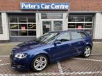 Audi A3 Sportback 1.4 TFSI Ambition Pro Line S (bj 2011), Gebruikt, 4 cilinders, Blauw, Leder en Stof