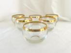 Set van 6 antieke, vintage whiskey glazen glaasjes, Ophalen of Verzenden