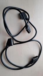 2 scart kabels. 115 cm en 140 cm, Ophalen of Verzenden, Gebruikt