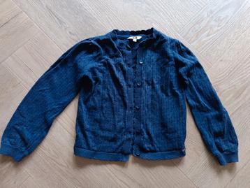 Donkerblauw vest WE Fashion maat 122/128 beschikbaar voor biedingen