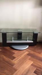 TV-/Hifi-meubel van glas- VCM design- draaibaar onderstel, Huis en Inrichting, Ophalen, 100 tot 150 cm, Minder dan 100 cm, 25 tot 50 cm