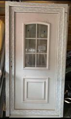 Nieuwe kunststof buitendeur met kozijn, Doe-het-zelf en Verbouw, Ophalen, Kunststof, Nieuw, Buitendeur