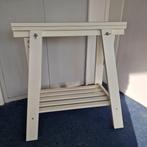 2 verstelbare witte IKEA Mittback schragen voor bureau, Ophalen, In hoogte verstelbaar, Gebruikt, Bureau