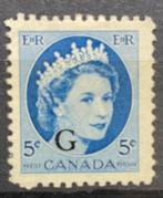 1 postzegel Canada; dienstzegel, Postzegels en Munten, Bankbiljetten | Amerika, Ophalen of Verzenden
