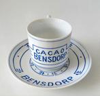 Oud Cacao Bensdorp Reclame Porseleinen Kop en Schotel, Verzamelen, Merken en Reclamevoorwerpen, Verzenden, Gebruikt
