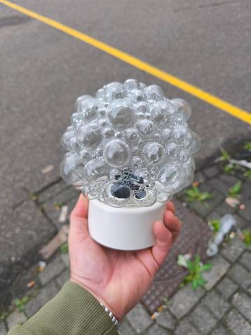 vintage glazen bubbellamp glashütte  beschikbaar voor biedingen