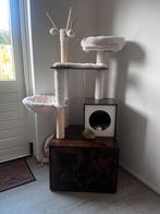 Katten krabpaal met kattenbak kast, Dieren en Toebehoren, Ophalen of Verzenden, Nieuw