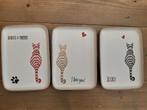 Borden keramiek Gatto Purrfetto, Ophalen of Verzenden, Zo goed als nieuw, Overige stijlen, Bord(en)