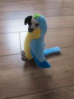 Semo Plüschtierwelt Trigon geel-blauwe papagaai knuffel, Kinderen en Baby's, Speelgoed | Knuffels en Pluche, Ophalen of Verzenden