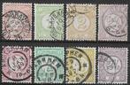 nederland nvph 30-33 gestempeld a+b serie cw 14.00, Postzegels en Munten, Postzegels | Nederland, Verzenden, T/m 1940, Gestempeld