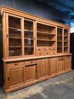 Super! 323 cm Teak Buffetkast | Apothekerskast | Winkelkast, Gebruikt, Glas, 200 cm of meer, Met deur(en)