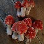 Prachtige vintage papier-mâche paddenstoelen, Antiek en Kunst, Verzenden