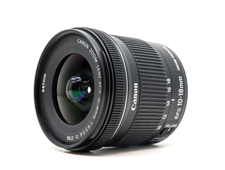 Canon EFS 10-18mm IS STM Groothoeklens, Audio, Tv en Foto, Fotografie | Lenzen en Objectieven, Zo goed als nieuw, Groothoeklens