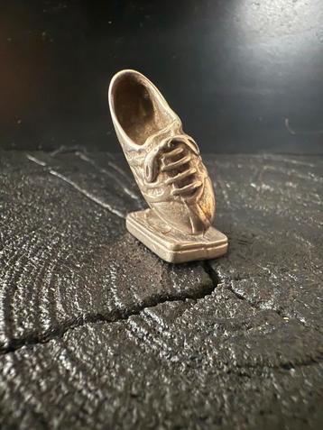 Zilveren Miniatuur Voetbalschoen - 800 Keurmerk beschikbaar voor biedingen