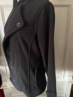 zwarte fleece vest met capuchon, Ophalen, Zo goed als nieuw, Maat 38/40 (M), Zwart