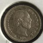 907. 5 cent 1863, Postzegels en Munten, Munten | Nederland, Zilver, Koning Willem III, 5 cent, Verzenden