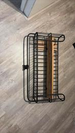 Bakkers rek staal + mango hout, Huis en Inrichting, Ophalen of Verzenden, Zo goed als nieuw