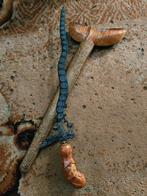 Antieke Kris Ular 5 Luk Pamor Melati Wulan Tumanggal SVC18, Verzenden