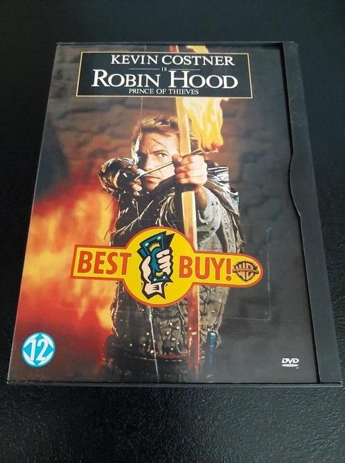 Robin Hood: Prince of thieves, Kevin Costner, Alan Rickman!, Cd's en Dvd's, Dvd's | Avontuur, Gebruikt, Vanaf 12 jaar, Ophalen of Verzenden