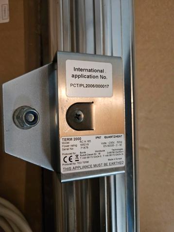 Terrasverwarmer - 61cm - Prima Staat beschikbaar voor biedingen