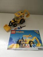 Lego 6662 graafmachine - backhoe (classic town), Ophalen of Verzenden, Gebruikt, Complete set, Lego