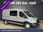 Ford Transit 2.0 TDCI 131pk L3H2 Dubbele Cabine Euro6 Airco, Voorwielaandrijving, Stof, 4 cilinders, Bedrijf