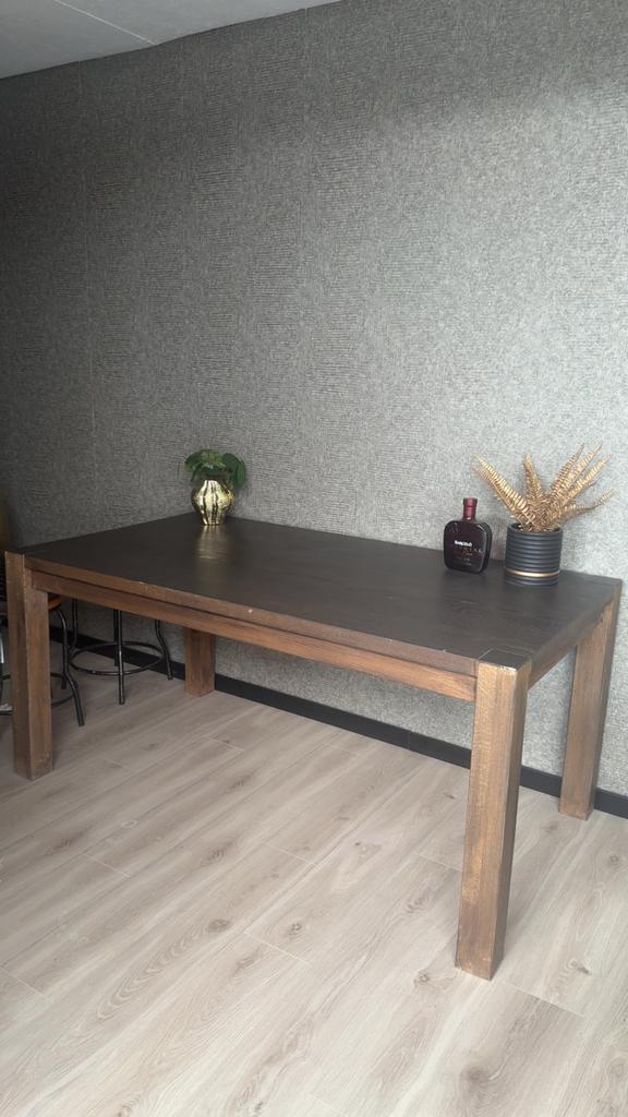 Mooie Houten Eettafel, Huis en Inrichting, Tafels | Eettafels, Zo goed als nieuw, 100 tot 150 cm, 150 tot 200 cm, Vijf personen of meer