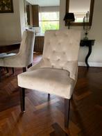 Eetkamerstoelen beige/zand, Huis en Inrichting, Stoelen, Ophalen, Overige kleuren, Zo goed als nieuw, Vier