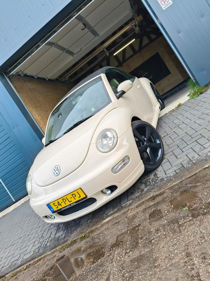 Volkswagen Beetle (Kever) 1.8 Cabriolet 110KW 2004 Beige, Auto's, Volkswagen, Bedrijf, Beetle (Kever), Benzine, E, Cabriolet, Handgeschakeld