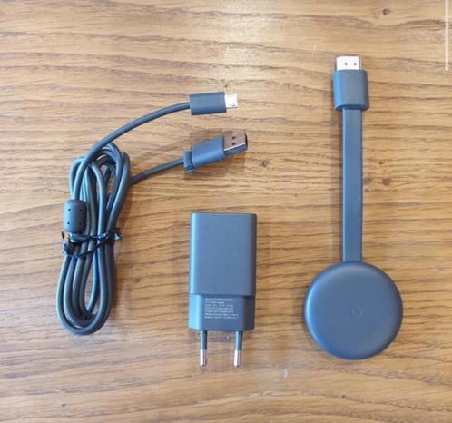 Google Chromecast v3 compleet, Audio, Tv en Foto, Mediaspelers, Zo goed als nieuw, Zonder harde schijf, HDMI, Verzenden