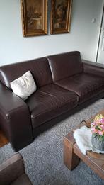 Natuzzi leren bank – Italiaans design – nog in mooie staat, Ophalen, 250 tot 300 cm, Zo goed als nieuw, Rechte bank