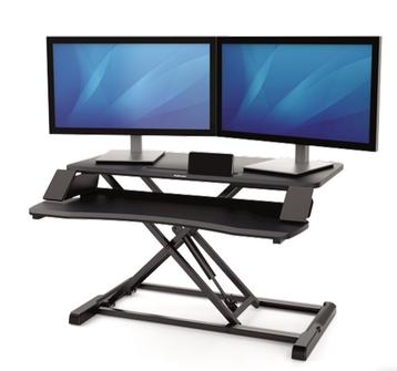 Fellowes Zit-Sta werkplek Fellowes Corsivo zwart beschikbaar voor biedingen