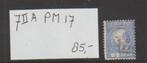 Plaatfout 7 II a PM17 gestempeld CW 85,-, Ophalen, Gestempeld