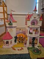 Playmobilkasteel met uitbreidingssets (5142/6236/5985/4258), Ophalen of Verzenden, Zo goed als nieuw