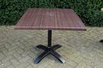 5 vierkante tuintafels terrastafel horeca terras 80 x 80 cm., Tuin en Terras, Tuintafels, Ophalen, Gebruikt, Vierkant