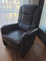 Relax fauteuil , 2 motoren , leder, Huis en Inrichting, Fauteuils, Ophalen, Zo goed als nieuw, Minder dan 75 cm, Minder dan 50 cm