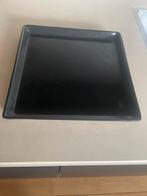 Zwart stenen dienblad., Huis en Inrichting, Woonaccessoires | Dienbladen, Ophalen of Verzenden, Zo goed als nieuw, Rond, Hout
