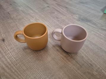 2 x Liewood Silicone Merce, beker met oor