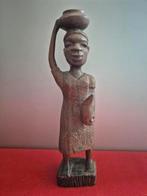 Afrikaans beeldje, hout, Antiek en Kunst, Kunst | Beelden en Houtsnijwerken, Ophalen of Verzenden