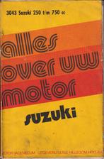 Suzuki T-GT250-380-550-750 Werkplaatsboek Nederlands 1977, Ophalen of Verzenden, Suzuki