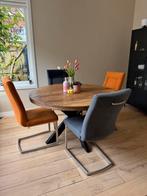 4 eetkamerstoelen van Henders en Hazel, Ophalen, Gebruikt, Metaal, Vier