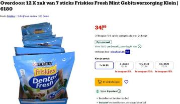 Friskies honden dental sticks kauwsticks Mondhygiëne sticks beschikbaar voor biedingen