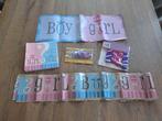 Mooie set feestartikelen voor Gender Reveal Party te koop!, Hobby en Vrije tijd, Feestartikelen | Verhuur, Ophalen, Zo goed als nieuw