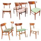Vintage farstrup stoelen nieuw gestoffeerd stof naar keuze, -, -, Nieuw, Ophalen of Verzenden