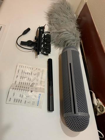 Sennheiser richt Microfoon MKH60 MZW60 MZH60 + Rycote houder