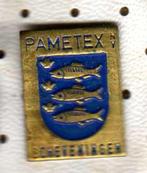 Speldje PAMETEX NV WAPEN SCHEVENINGEN (A8), Verzamelen, Speldjes, Pins en Buttons, Verzenden, Gebruikt, Overige onderwerpen
