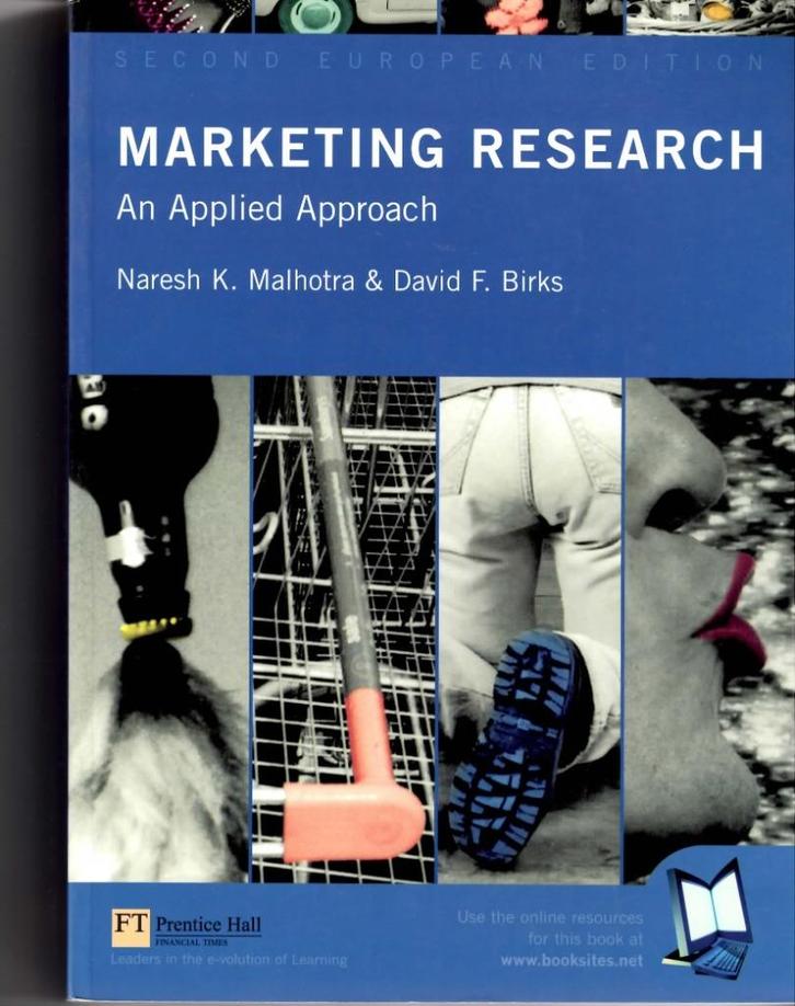 Marketing research, an applied approach by Malhotra & Birks, Boeken, Economie, Management en Marketing, Gelezen, Economie en Marketing